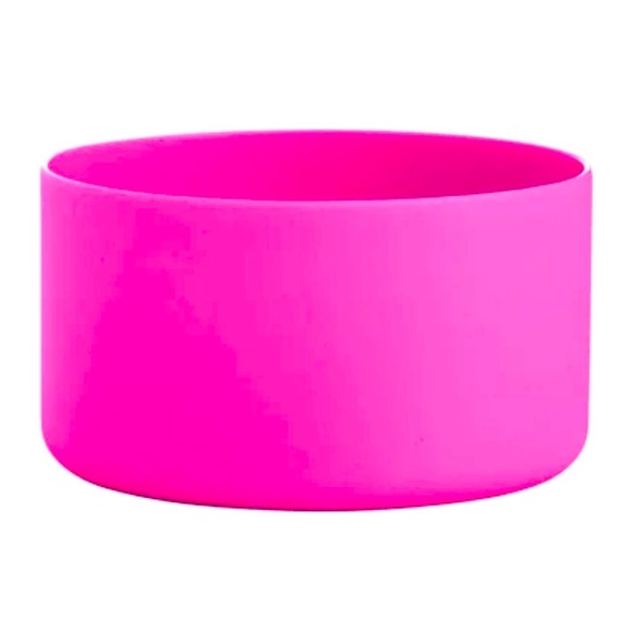 Hydro Flask Wide Mouth Straw Lid & Med Flex Boot Set: Black & Flamingo Pink - Picture 3 of 6